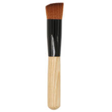 Single Oblique head Makeup Brushes Beauty Tool Foundation Repair Makeup Loose Powder Brush Multifunction Wooden Handle Brush 2024 - buy cheap