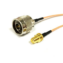 1 шт. Новый беспроводной модемный кабель RP SMA jack nut To N штекер RG316 переходник для пигтейлов/проводов 15 см 6 дюймов/30 см/50 см/100 см оптовая цена 2024 - купить недорого