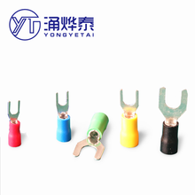 YYT 100PCS Cold-pressed terminal fork U-shaped Y-type insulating insert SV1.25-3.21.25-42-3.22-4 2024 - buy cheap