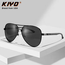 KIYO Brand 2020 New Men Oval Polarized Sunglasses Aluminum and Magnesium Classic Sun Glasses UV400 Driving Eyewear 2858 2024 - buy cheap