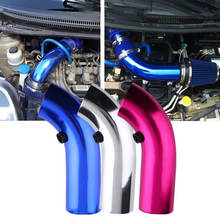 New 4 Pieces/Set Aluminum Universal automobiles SUV Truck Car Styling Air Intake Tube Pipe Air-Intake Duct Hose Solid Color 76mm 2024 - buy cheap