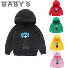 Sudaderas con capucha para niños, ropa de dibujos animados de Sally Face, Tops de algodón para bebés, ropa de otoño para niños y niñas, KMT5275 2024 - compra barato