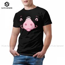 Camiseta de porco homem 5xl, camiseta estampada de manga curta de algodão 100 2024 - compre barato