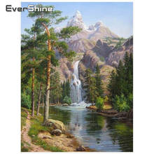 Evershine DIY Diamond Embroidery Scenery Pictures Of Rhinestones Full Square Diamond Embroidery Waterfall Landscape Wall Decor 2024 - buy cheap