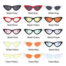 Винтаж оплаве в форме кошачьих глаз Для женщин сексуальная ретро солнцезащитные очки «кошачий глаз» Брендовая дизайнерская обувь, цветные очки, дужки из ТЭП для вогнуто-Выпуклое стекло, De Sol 2024 - купить недорого
