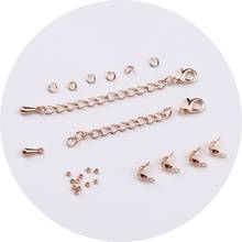 20pcs Water Drop End Beads Extended Extension Tail Chain Connector with Lobster Clasps for DIY Jewelry Making Bracelet Necklace 2024 - buy cheap
