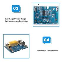 Placa de reposição de chip de bateria 18v, placa pcb para makita bl1830 bl1840 bl1840 bl1860 2024 - compre barato