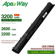 ApexWay Laptop Battery KI04 HSTNN-DB6T 800010-421 HSTNN-LB6S 800049-001 For HP Pavilion 14 15 17 17-g000 17-g099 2024 - buy cheap