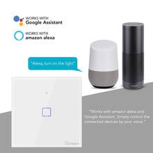 Sonoff-interruptor inteligente, modelo t0, t1, t3, ue, eua e reino unido, sem fio, wi-fi, controle remoto, automação, compatível com alexa e google home 2024 - compre barato