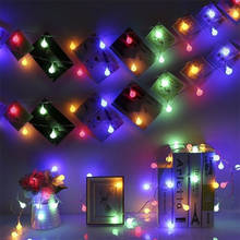 Guirnalda de luces LED para exteriores, guirnalda de luces coloridas para boda, Navidad, interior, 1,5 M, 3M, 6M, 10M, decoración de jardín y fiesta 2024 - compra barato
