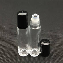 5 uds 10ml botella de cristal de rodillo muestra de Perfume de fragancia clara aceite esencial Vial vacío 10ml Roll On botellas 2024 - compra barato