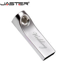 JASTER-Unidad flash USB 2,0 de metal, pendrive de 4GB, 8GB, 16GB, 32GB, 64GB y 128GB, con logotipo gratis de más de 10 piezas 2024 - compra barato