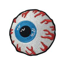 Horrible Eyeball Patch Halloween Gift Treat or Trick Embroidered Iron on Clothing Garment Girl Kid Patches Applique for Clothing 2024 - buy cheap