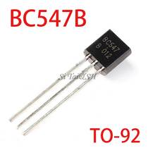 Transistor de triodo, nuevo, BC547B TO-92 BC547 TO92 547B, 100 Uds. 2024 - compra barato