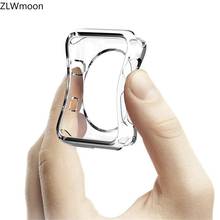 Watch Cover Case For Apple Watch 6 5 4 40mm 44mm Scratch Silicone Soft Cases For iWatch Series 3 2 42mm 38mm Accessories 2024 - buy cheap