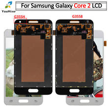 Pantalla LCD para Samsung Galaxy Core 2 G355 G355H, Panel digitalizador de pantalla táctil, Sensor de módulo de Monitor para Samsung core 2 G3558 lcd 2024 - compra barato