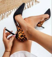 Black Yellow Leopard Suede Pointed Toe Slip On Party Dress Pumps Shoes Thin Heels Sexy Night Club Pumps Woman Drop Shipping 2024 - buy cheap