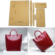 DIY Ladies Shoulder Bag Kraft Paper Template Tote Handbag Pattern  Mould Drawing Design Sewing Stencil Craftwork Tool Supplies 2024 - buy cheap