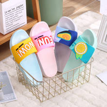 2020 Fashion Women Slippers Fashion Summer Lovely Ladies Casual Slip On Fruit Jelly Beach Flip Flops Slides Woman Indoor Shoes 2024 - buy cheap