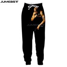 Jumeast Men Women 3D Printed Superstar Tupac Oversized Streetwear Harajuku Casual Long Pants Sweatpants Spring Autumn Trousers 2024 - buy cheap