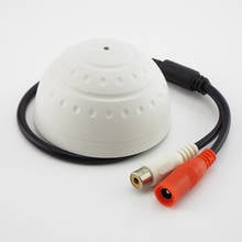 CCTV Microphone Golf Shape audio Pickup Device High Sensitivity DC 12V Monitoring sound listening device home video camera L19 2024 - buy cheap