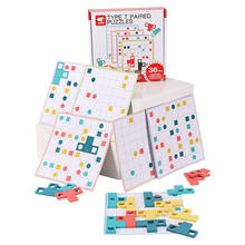 Juguetes de rompecabezas para niños, juego a juego con formas, color, aprendizaje lógico cognitivo, enfoque en juegos de mesa de entrenamiento avanzado Montessori 2024 - compra barato