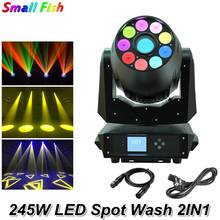 Professional 245W LED Spot Wash 2IN1 Moving Head Light DJ Club Stage Lighting DMX512 Sound Party Disco Effect Moving Head Lamp 2024 - buy cheap
