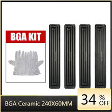 BGA-placa de calefacción de cerámica de fondo infrarrojo para Estación de Reparación ESD, reparación de soldadura, guantes antiestáticos de trabajo, 240x60mm, 600W 2023 - compra barato