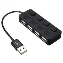 USB Hub 4 Port USB 2.0 High Speed Hub With Push-Button Power Switch USB Data Transmission/Charging Hubs 2024 - buy cheap