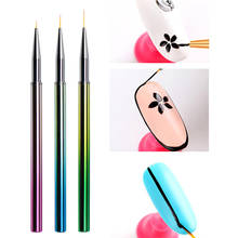 3Pcs Nail Art Liner Brush Drawing Pen 3D Manicure Ultra-Thin Line UV Gel Polish Manicure Tools Set Brushes Painting Tools 2024 - buy cheap