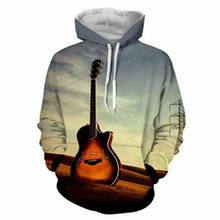 New-arrival-hoodies-women-men-3D-Printed-Sweatshirts-Guitar-Design-hoodie-casual-streetwear-unisex-hip-hop dropshipping 2024 - compre barato