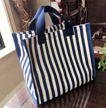 Модные женские холщовые сумки, сумки-тоут, водонепроницаемые сумки для покупок, повседневная тканевая сумка через плечо для девушек, дамские сумки-шопперы, большие 2024 - купить недорого