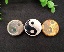 Multi style agate pendants Yin Yang Taiji agate jade pendant DIY Bracelet + sending chain 2024 - buy cheap