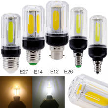 2019 New LED Corn Bulb E27 E12 E26 E14 B22 Bayonet 12W 16W COB Cold/ Warm White Light Replace 60W 80W Incandescent Lamp 2024 - buy cheap