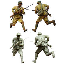 Soldado soviético en lucha, 1/35 Ww2, Modelo de resina soldado GK, temas militares, kit sin montar y sin pintar 2024 - compra barato