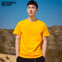 Pioneer Camp Streetwear Harajuku T-shirts Men 100% Cotton Summer Short Sleeve Hip Hop Men's Clothing XTS123001 2024 - купить недорого