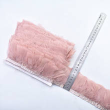 Flecos de plumas de pavo rosa, cinta embellecedora de plumas de faisán para manualidades, decoración de plumas de boda, 10 metros 2024 - compra barato