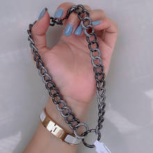 UMGODLY-collar de circonia cúbica para mujer, cadena de Color negro de alta calidad con aros deslizantes, joyería para regalo 2024 - compra barato
