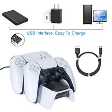 Newest PS5 DualSense Controller Charging Station Led Charging Dock Stand Charger With USB Charging Cable For Playstation 5 2024 - buy cheap