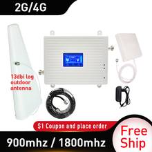 13dbi anel externo de sinal, antena gsm 900mhz umts 1800 mhz, repetidor de banda dupla 2g 3g 4g lte, amplificador de celular 2024 - compre barato