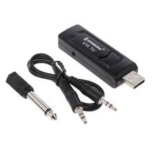 Microfone sem fio uhf usb 3.5mm 6.35mm, microfone portátil, megafone com receptor para karaokê, discurso, alto-falante y3nd 2024 - compre barato