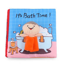Baby Cloth Book Toddler Newborn Soft Cloth Books Children Early Cognitive Development Educational Quiet Bath Potty Books Toys 2024 - buy cheap