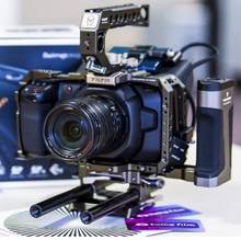 Tilta TA-T01-B-G câmera completa gaiola ssd drive titular alça superior para bmpcc 4k blackmagic bolso cinema câmera 4k 6k pro 2024 - compre barato