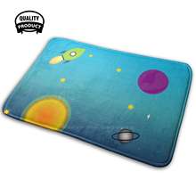 Space Travel Rocket Planets Sun And Stars 3D Household Goods Mat Rug Carpet Cushion Space X Space Truss Space Between Us Space 2024 - buy cheap