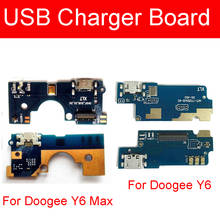USB Charging Port Plug Board For Doogee Y6 Max Charger Jack Dock Connector Board Flex Cable For Doogee Y6 Replacement Parts 2024 - buy cheap