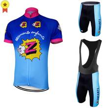 Clássico z conjunto camisa de ciclismo retro ciclismo roupas homem corrida bicicleta estrada terno bib shorts mtb wear maillot ropa ciclismo 2024 - compre barato