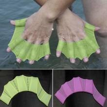 HOT SALES！！！New Arrival 1 Pair Children Adult Silicone Hand Paddle Flippers Swimming Webbed Gloves Dive 2024 - buy cheap