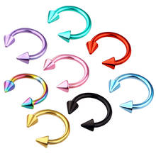 1PC Titanium Nose Rings Septum Piercing Clicker Nose Hoops Piercings Hinged Segment Rings Helix Piercing Body Jewelry Men women 2024 - buy cheap