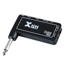 Xvive Portable Rechargeable Electric Guitar Plug Headphone Amp Amplifier GA-3 Classic Rock / GA-4 Metal / GA-5 Delay Amp 2024 - buy cheap