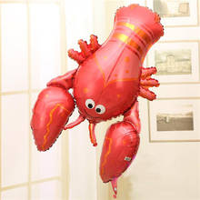 1pcs 98*78cm Big Lobsters Balloon Aluminum Foil Animal Balloons Party Decoration Air Balls Inflatable Celebration Toys Supplies 2024 - buy cheap